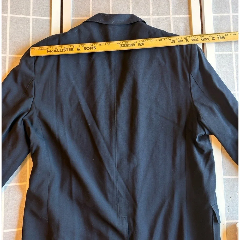 VTG RARE Navy 60s Clemson Tigers Blazer  Robert Rollins Men 40 L Reg Union Made⁠